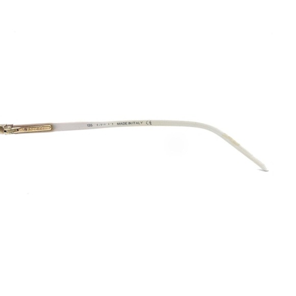 Gucci GG 2741 23Y Gold White Eyeglasses Frames 54-16 135 Italy Designer Women - Picture 9 of 12